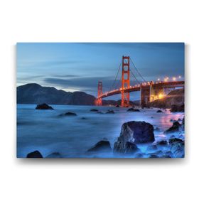 Tabloshop San Francisco Golden Gate 100x70 cm Tablo