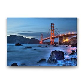 Tabloshop San Francisco Golden Gate 100x70 cm Tablo