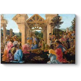 Tabloshop Sandro Botticelli Adoration 75x50 cm Tablo