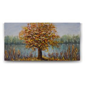 Tabloshop Sararmış Ağaç 140x70 cm Tablo