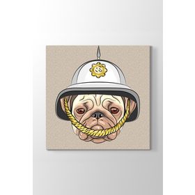 Tabloshop Şerif Bulldog 60x60cm Tablosu