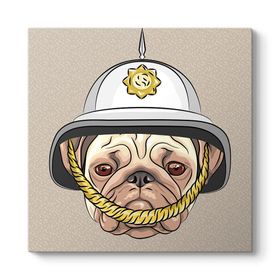 Tabloshop Şerif Bulldog 60x60cm Tablosu