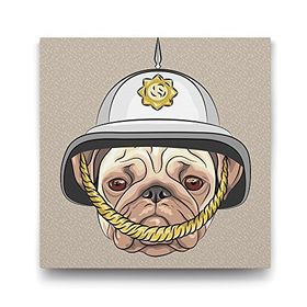 Tabloshop Şerif Bulldog 60x60cm Tablosu