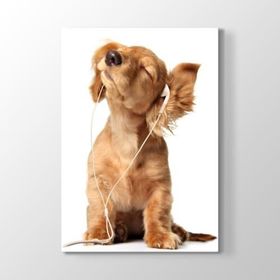 Tabloshop Sevimli Köpek 80x125 cm Tablo