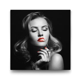Tabloshop Sigara İçen Kadın 80x80 cm Tablo