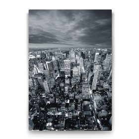 Tabloshop Siyah Beyaz New York Skyline 70x100 cm Tablo