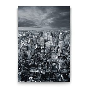 Tabloshop Siyah Beyaz New York Skyline 70x100 cm Tablo