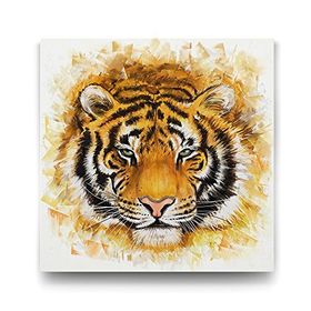 Tabloshop Soyut Kaplan Yağlıboya 50x50cm Tablosu