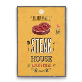 Tabloshop Steak House 80x125 cm Tablo