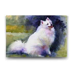 Tabloshop Sulu Boya Köpek 60x40 cm Tablo