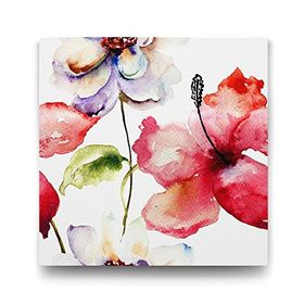 Tabloshop Suluboya Çiçek 70x70 cm Tablo