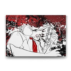 Tabloshop Takım Elbiseli Müzisyen 45x30 cm Tablo