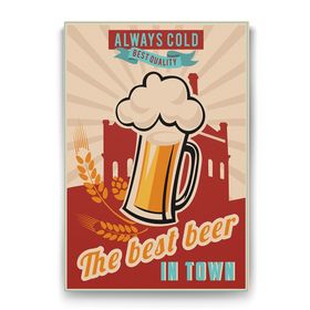 Tabloshop The Best Beer 70x100 cm Tablo
