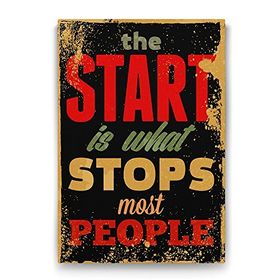 Tabloshop The Start 60x90 cm Tablo