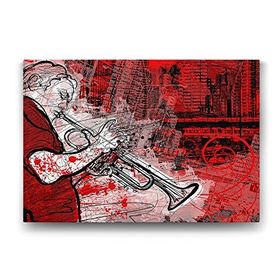 Tabloshop Trompet Çalan Adam 125x80 cm Tablo