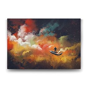 Tabloshop Uzaklara Yolculuk 140x100 cm Tablo
