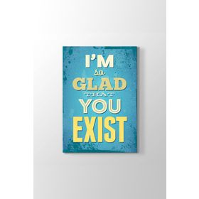 Tabloshop Var Olduğun İçin Çok Mutluyum 60x90 cm Tablo