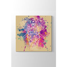 Tabloshop Vektörel Çizim Fil 50x50 cm Tablo