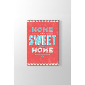 Tabloshop Vektörel Home Sweet Home 40x60 cm Tablo