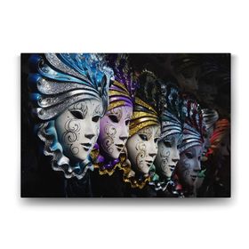 Tabloshop Venedik Soyut Maske 100x70 cm Tablo