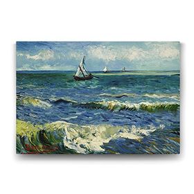 Tabloshop Vincent van Gogh Saint Remy Deniz 90x60 cm Tablo