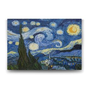 Tabloshop Vincent Van Gogh Starry Night 75x50 cm Tablo