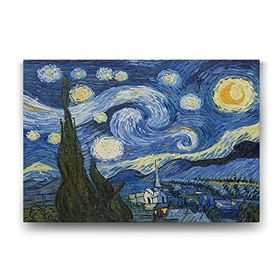 Tabloshop Vincent Van Gogh Starry Night 75x50 cm Tablo