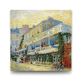 Tabloshop Vincent Van Gogh The Restaurant 40x40 cm Tablo
