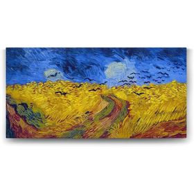 Tabloshop Vincent Van Gogh Wheat Field 100x50 cm Tablo