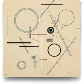 Tabloshop Wassily Kandinsky Ohne Titel 70x70 cm Tablo