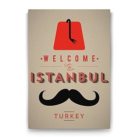 Tabloshop Welcome To İstanbul 50x75 cm Tablo