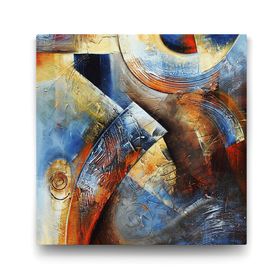 Tabloshop Yağlıboya İzler 60x60 cm Tablo