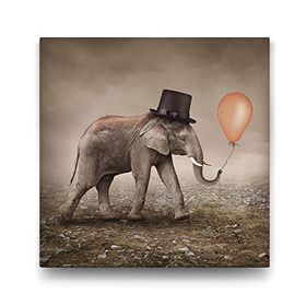 Tabloshop Yavru Fil 50x50 cm Tablo