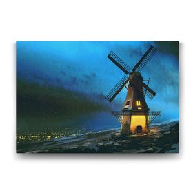 Tabloshop Yel Değirmeni 45x30 cm Tablo