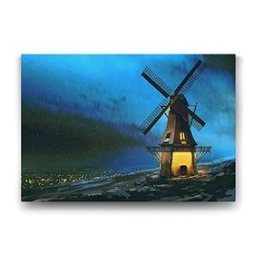 Tabloshop Yel Değirmeni 75x50 cm Tablo
