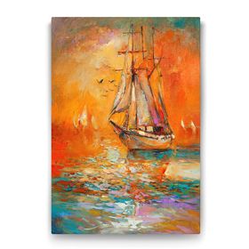 Tabloshop Yelken Tekne 100x140 cm Tablo