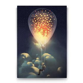 Tabloshop Yıldızlarla Uçmak 60x90 cm Tablo