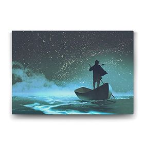 Tabloshop Yıldızlı Geceler 100x70 cm Tablo