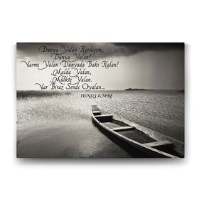 Tabloshop Yunus Emre 125x80 cm Tablo