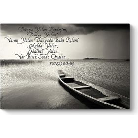 Tabloshop Yunus Emre 125x80 cm Tablo