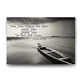 Tabloshop Yunus Emre 125x80 cm Tablo