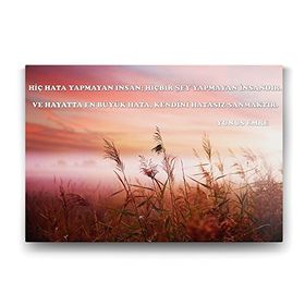 Tabloshop Yunus Emre Özlü Söz 60x40 cm Tablo