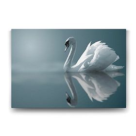 Tabloshop Zarif Kuğu 125x80 cm Tablo