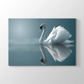 Tabloshop Zarif Kuğu 90x60 cm Tablo