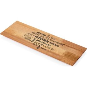 Taboo TAB-1186XS Kitchen Baskılı 35x15 cm Ahşap Tepsi