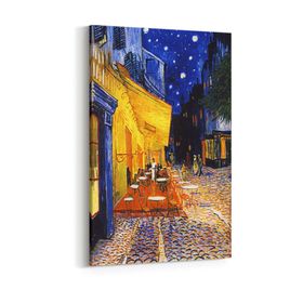 Tabrika 100759 Café Terrace At Night – Van Gogh Kanvas Tablo