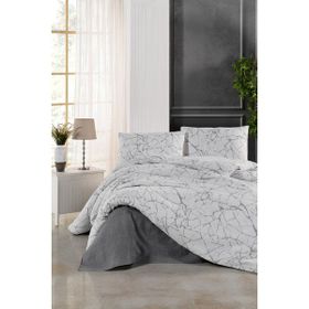 Tabu Home 160x220 cm La Marble Mermer Desenli Tek Kişilik Nevresim Takımı