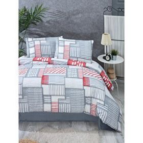 Tabu Home 200x220 cm Patchwork Antrasit Gri Çift Kişilik Nevresim Takımı