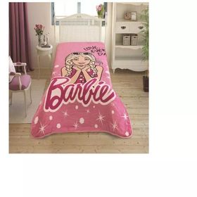 Taç 160x220 cm Lisanslı Barbie Tek Kişilik Battaniye