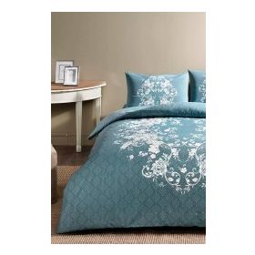 Taç 3464 Ranforce Sonya Mint Çift Kişilik Nevresim Takımı